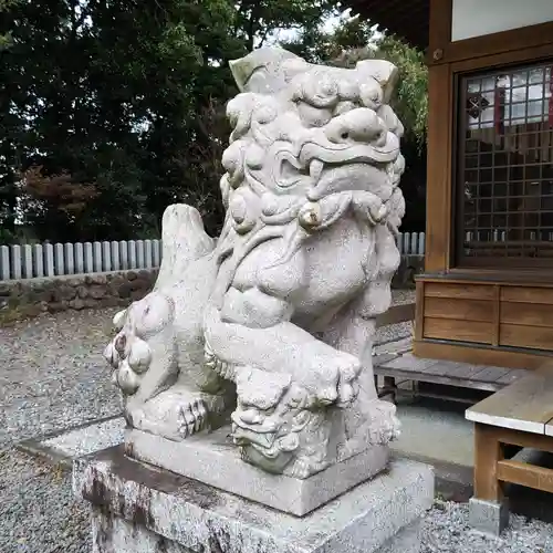 温泉神社の狛犬