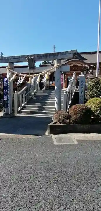 武蔵第六天神社の鳥居
