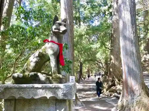 三峯神社の狛犬