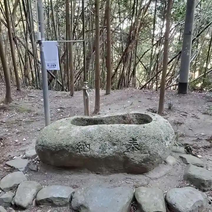 森大明神社の手水舎