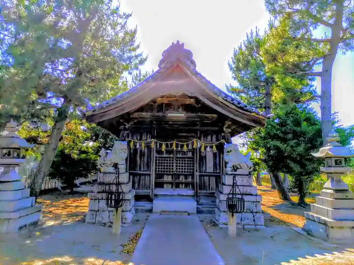 彦九田神社の本殿・本堂