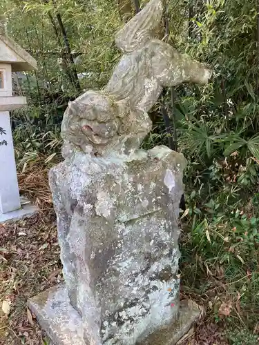 黒田原神社の狛犬