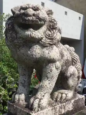 西院春日神社の狛犬