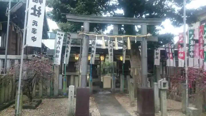 八幡社(中島八幡社)の鳥居