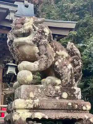 矢川神社の狛犬