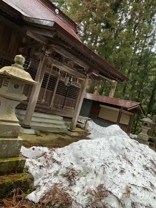 湯野上温泉神社の本殿