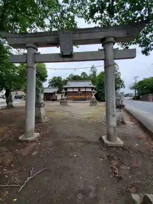 雷電神社の鳥居