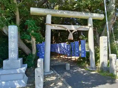 泉神社の鳥居