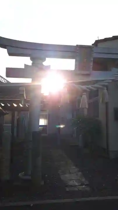 晴門田神社の鳥居