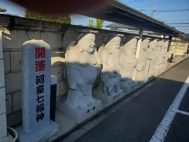河童神社の像