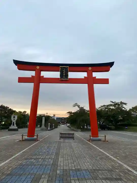 山形縣護國神社の鳥居