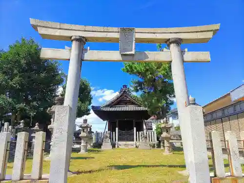 八王子社の鳥居