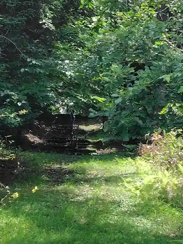 釧路神社の庭園