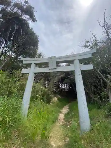 年毛神社の鳥居