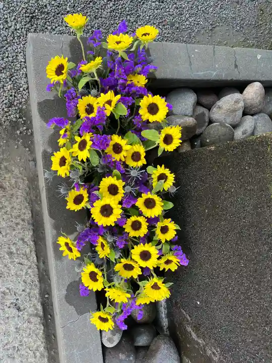 上尾御嶽神社の手水舎