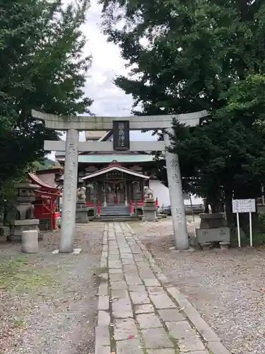 函館厳島神社の鳥居