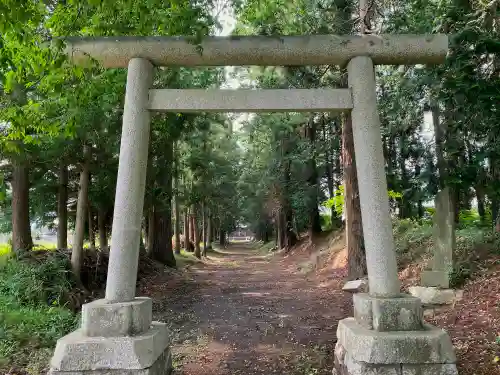 阿波山上神社の鳥居