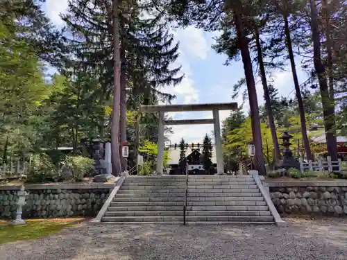 上川神社の鳥居