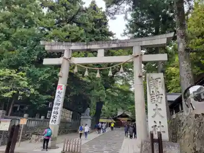 諏訪大社下社春宮の鳥居