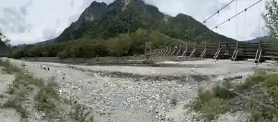 穂高神社奥宮の周辺