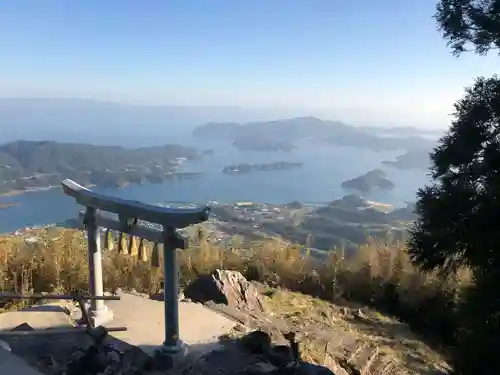 倉岳神社の景色