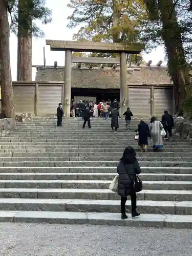 伊勢神宮内宮（皇大神宮）の鳥居