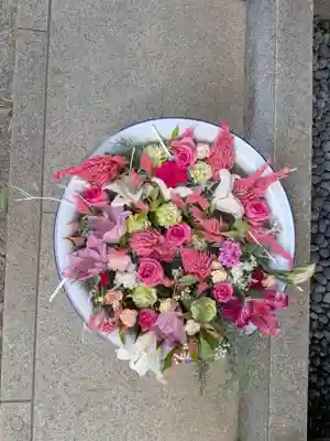 鳩森八幡神社の手水舎