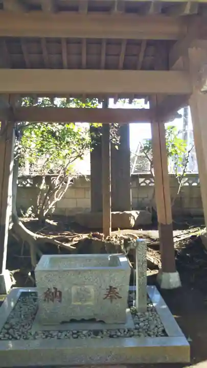 七百餘所神社 の手水舎