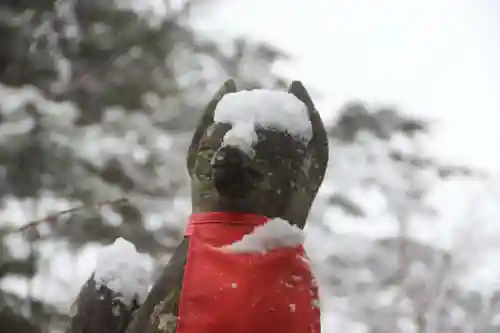 開成山大神宮の狛犬