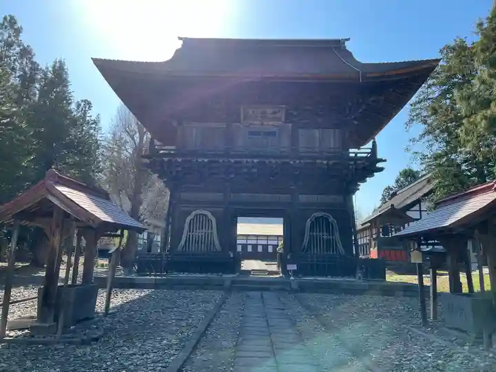 長勝寺の山門・神門