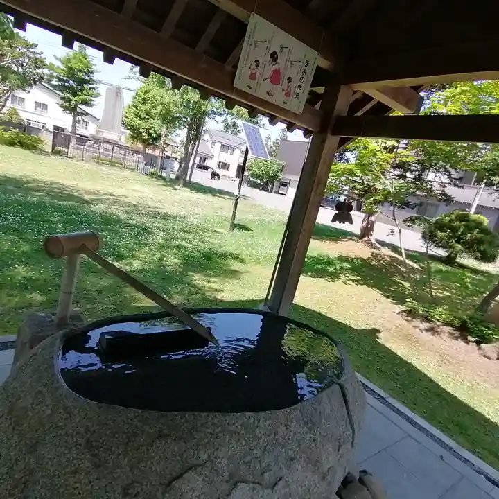 当別神社の手水舎