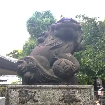 五條天神社の狛犬