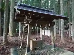 馬背神社の手水