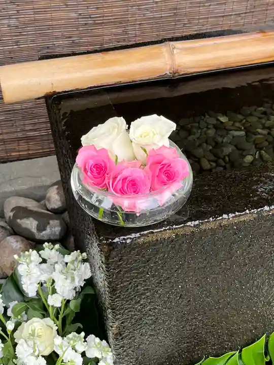 上尾御嶽神社の手水舎