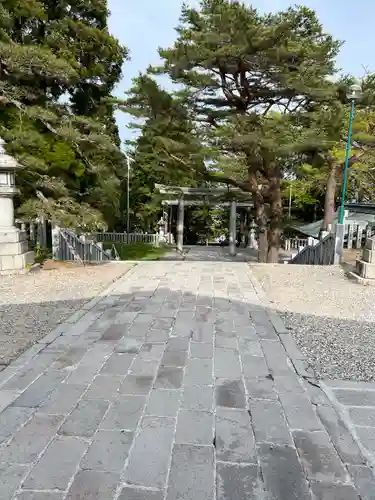 函館八幡宮の庭園