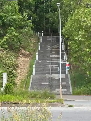 鷹栖神社の景色