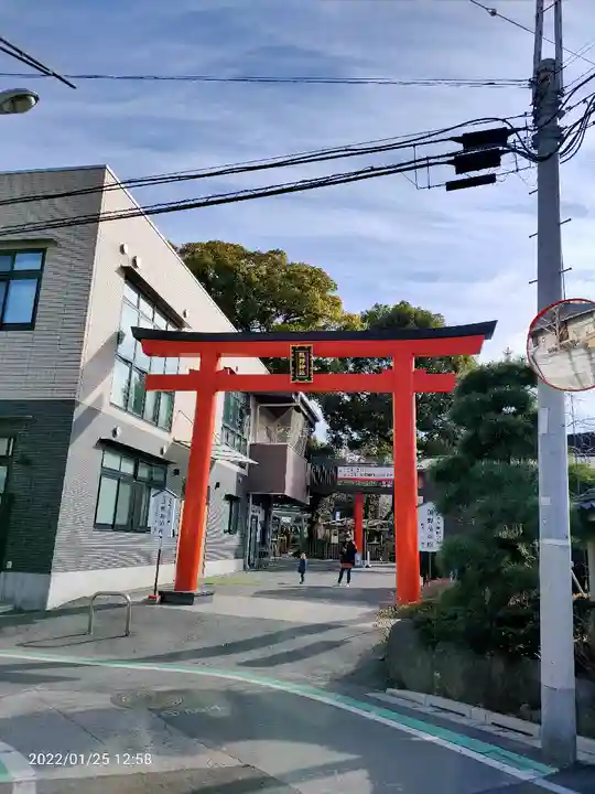 五方山熊野神社の鳥居