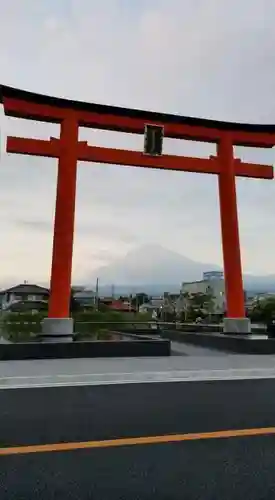 富士山本宮浅間大社の鳥居