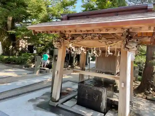 松戸神社の手水舎