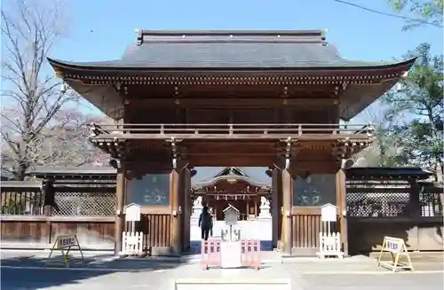 諏訪神社の山門