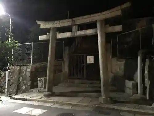 安居神社の鳥居