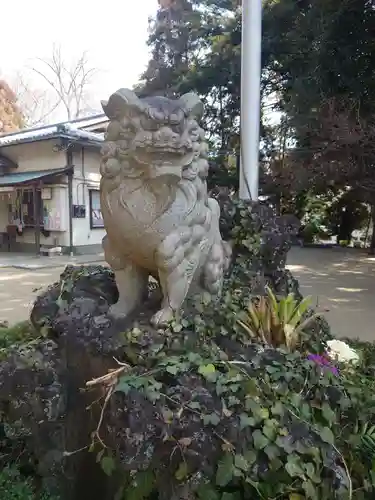 柏諏訪神社の狛犬