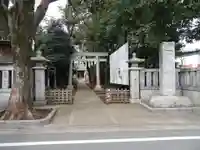 神明氷川神社の鳥居