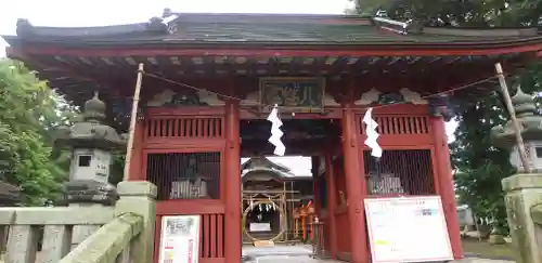 長沼八幡宮の山門