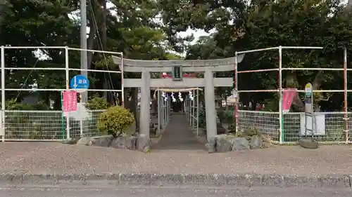  六王子神社の鳥居