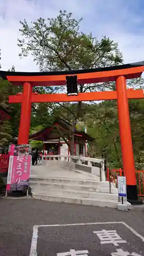 金櫻神社の鳥居