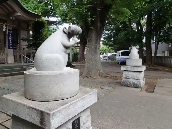 戸部杉山神社の狛犬