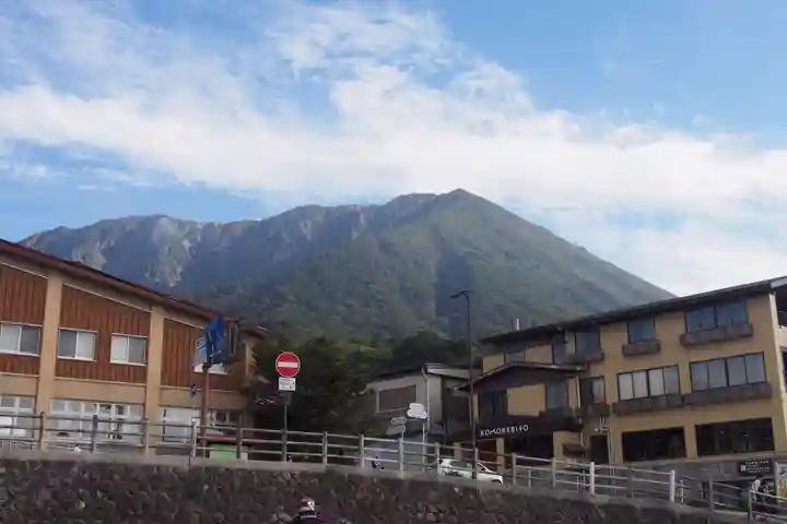 大神山神社奥宮の景色