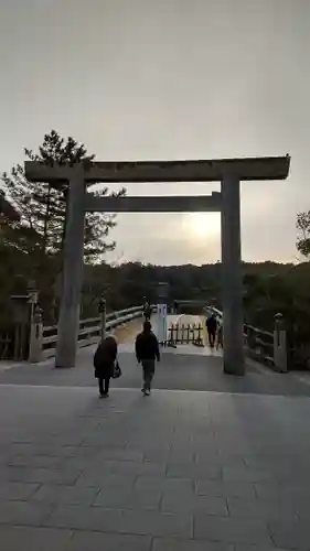 伊勢神宮内宮（皇大神宮）の鳥居