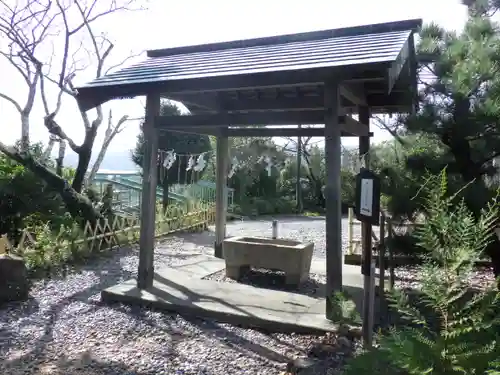 都筑神社の手水